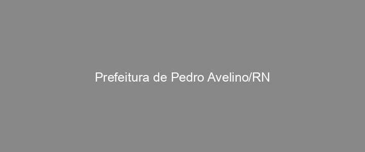 Provas Anteriores Prefeitura de Pedro Avelino/RN